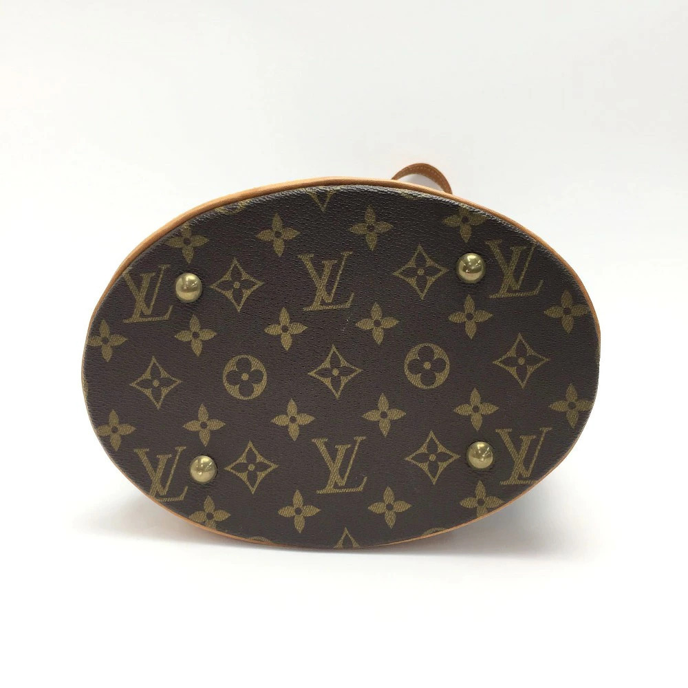 Louis Vuitton Bucket Bag Shoulder Monogram Brown